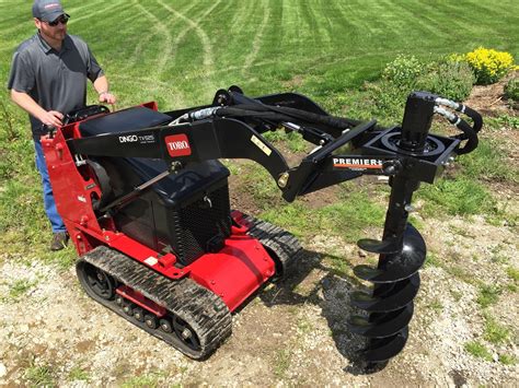 mini skid steer with auger for sale|toro mini skid steer attachments.